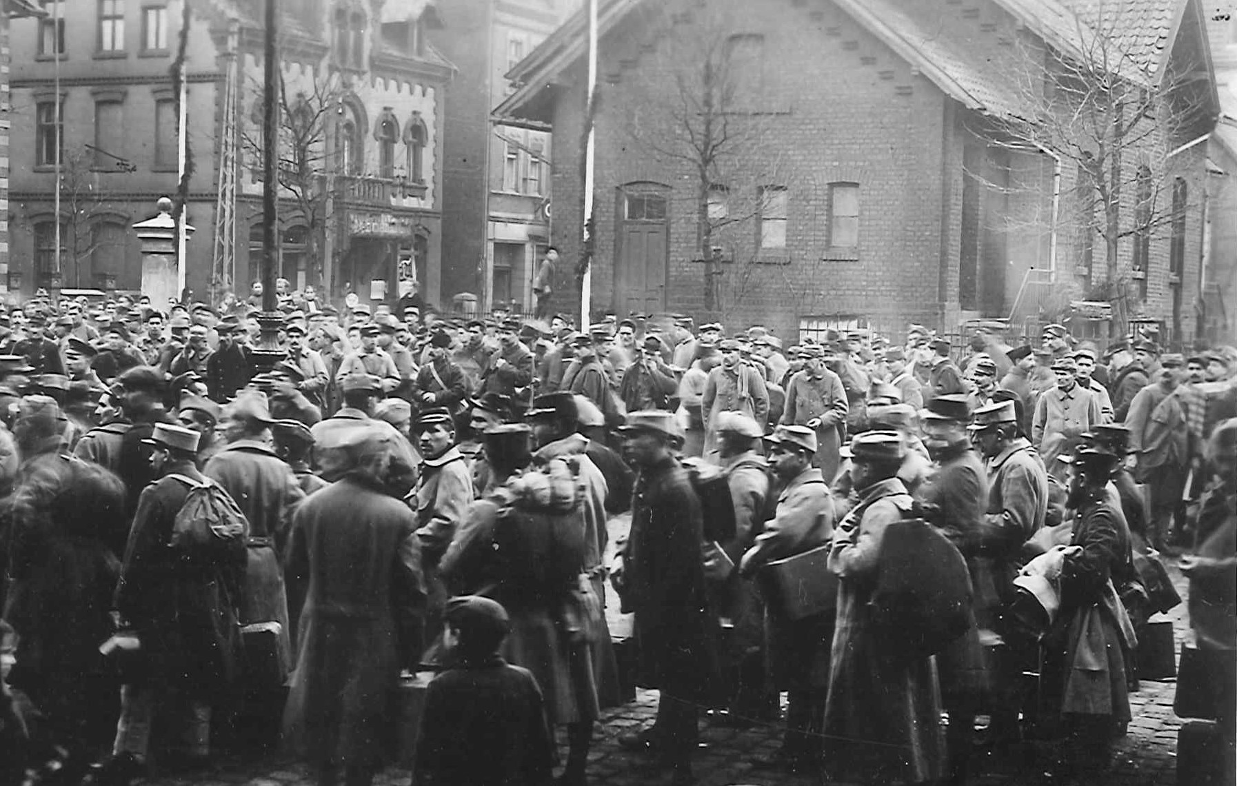 1923 Truppenansammlung Castrop Rauxel 2